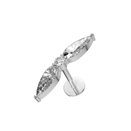 Labret med dubbla marquiser