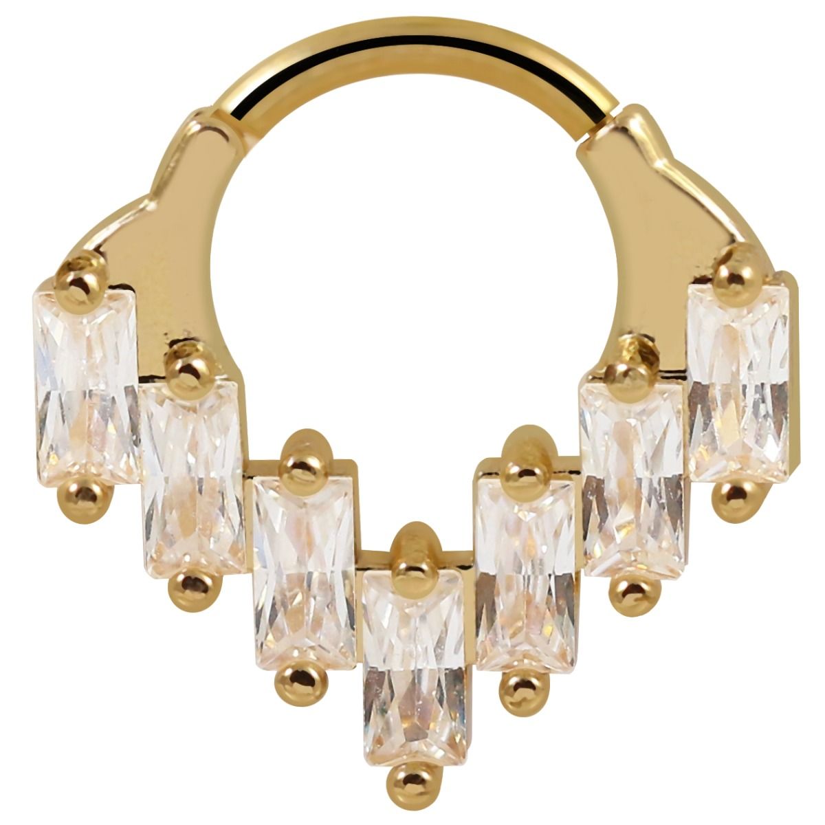 Clicker - Chandelier-stil med CZ stenar