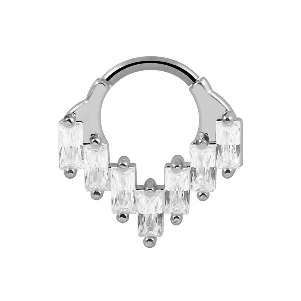 Clicker - Chandelier-stil med CZ stenar